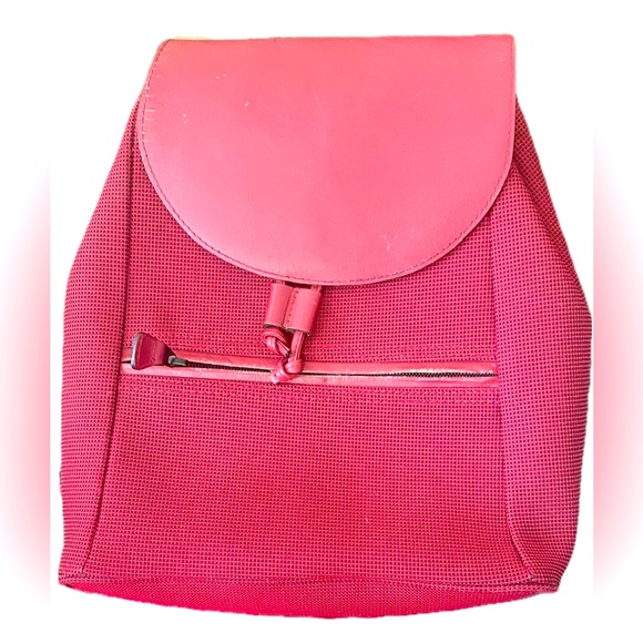 L.L. Bean Handbags - L.L.Bean Elegant Red Mini Backpack 🎒